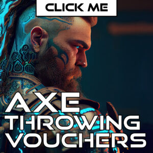 Axe throwing gift vouchers, plymouth